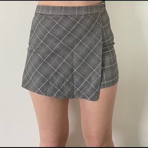 Plaid Skort
